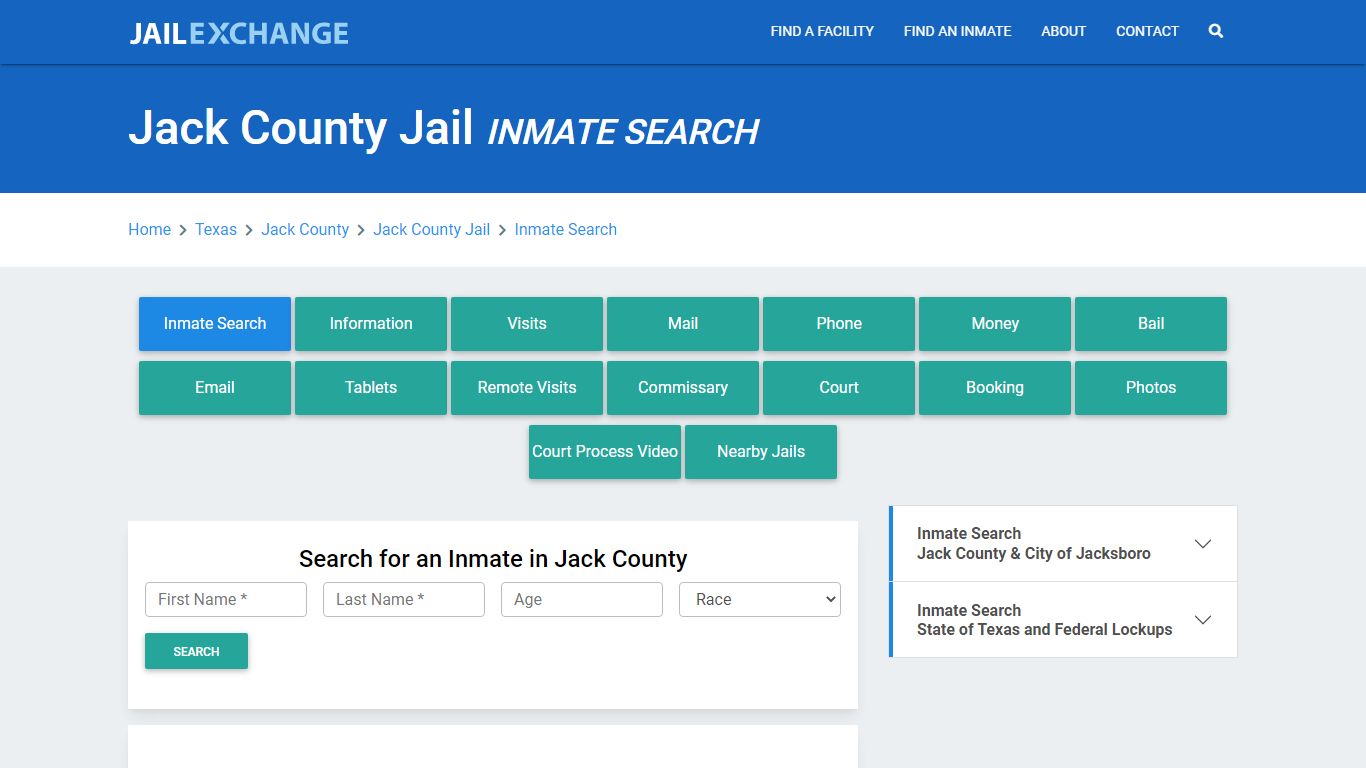 Jack County Jail, TX Inmate Search: Roster & Mugshots